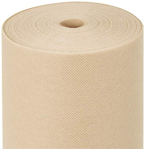 García de Pou 195.33 Mantel Spunbond Precortado, 120 Cm, 60 G/M2, 1.20 x 50.4 m, Crema