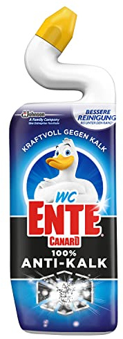 WC Ente 100% AntiKalk Flüssiger WCReiniger, Toilettenreiniger, 1er Pack (1 x 750 ml)