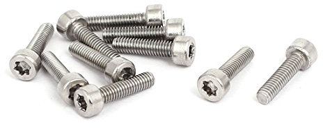 Aexit M2.5x10mm 1/10' 'x2 / 5' '304 Edelstahl Torx-Zylinderschrauben 10 Stück (3d0f0ede8829ef197804e72ee77e29dd)