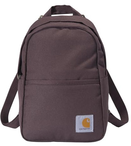 Carhartt Uni-Erwachsene Klassischer Mini, Strapazierfähiger, Wasserabweisender Rucksack mit Verstellbaren Schultergurten Tagesrucksack für Damen und Herren, Wein, One Size