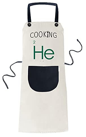 offbb Quimica elementos periodo cuadro raro gas helio que Delantal de bolsillo de cocina