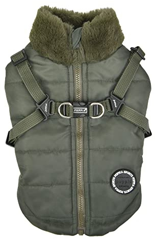 Puppia Hundemantel für kleine und mittelgroße Hunde - Donavan - wohlfühlende Wärme und Komfort - Hundejacke