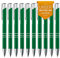 GIMEI® Metall Kugelschreiber 10 Stück | Premium Kugelschreiber Set Hochwertig, Kulli für einfaches & weiches Schreiben | Blauschreibender Kugelschreiber Grün als optischer Hingucker