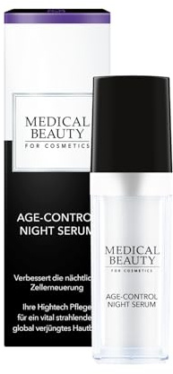 MEDICAL BEAUTY® Age-Control Night Serum | hocheffektive Luxuspflege mit zellverjüngendem Wirkstoffkomplex | für ein strahlend vitales, global verjüngtes Hautbild über Nacht | 30ml