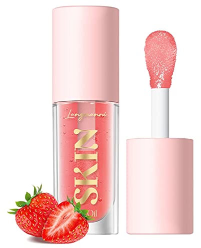 Big Brush Head Hydrating Lip Glow Oil Plumping (Pink)