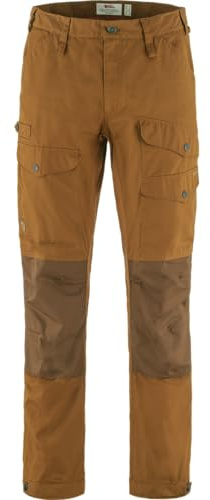 Fjällräven Vidda Pro Ventilated Men's Hiking Trousers (US, Wasit Inseam, 32, 32, Regular, Regular, Chestnut-Timber Brown)
