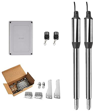Apriporta Controllo Wifi Attuatore Lineare Elettrico Motore 300kgs Motore Automatico Apri Cancello Battente App Opzionale for La Sicurezza Domestica/Fattoria/Garage/Affari Motore durevole(Kit-A)
