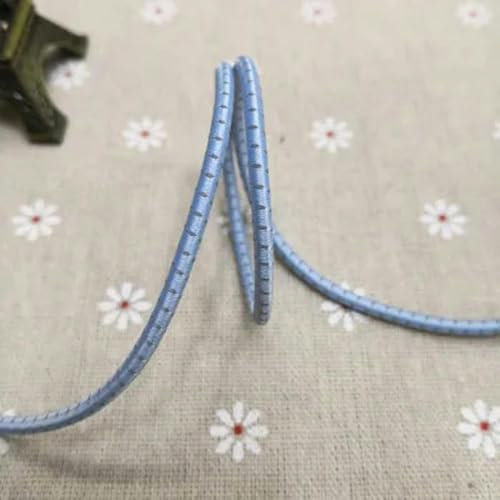 Rundes elastisches Band, Gummiseil, 3,0 mm, Schnürsenkel, Nähzubehör, DIY-I- 3,0 mm- 3,0 m