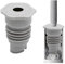 JOZMMZEOOA 35-40mm Sello de Tubería de Drenaje Lavadora,Gris Silicona Tubo Sellado Desodorante Sello da Tubería Lavadora,para Sellos da Alcantarillado Tuberíe Cocina Lavador