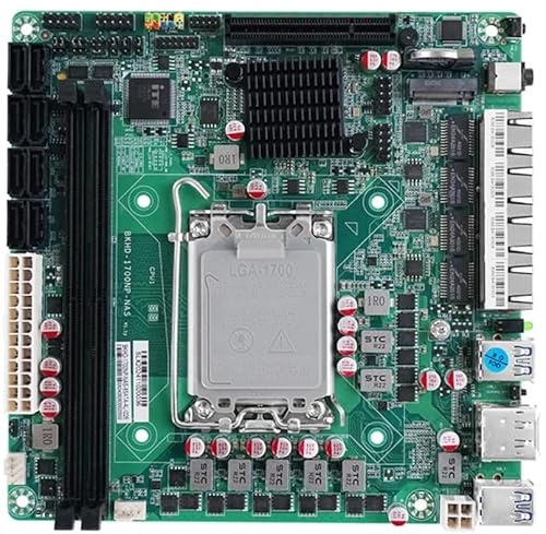 La carte mère Q670 Plus vPro NAS est adaptée pour les processeurs 12/13/14 générations CPU 1 x M.2 NVMe 4X Intel 2,5 G Network Por tServer NAS ITX carte mère 17 cm x 17 cm