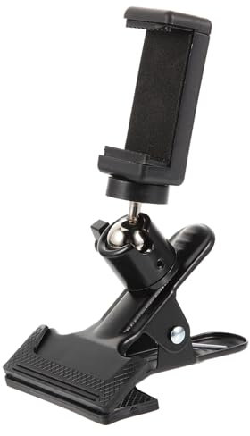 VANZACK 360degree Guitar Phone Stand Rotation Holder for Live Streaming and Video Recording Compatible Mobile Devices Angle and Position