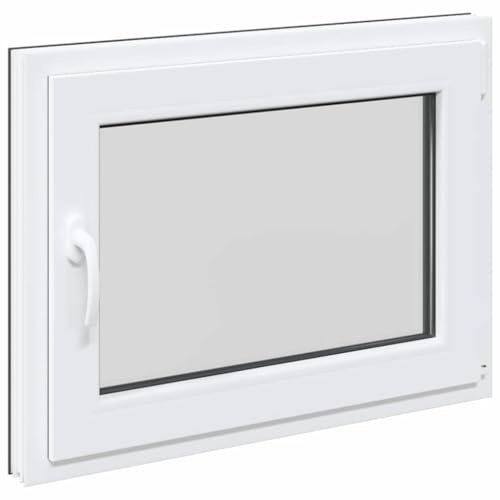 Fenêtre de Cave, Fenêtre de Sous-sol 80x60 cm oscillo-battante DIN droite anthracite