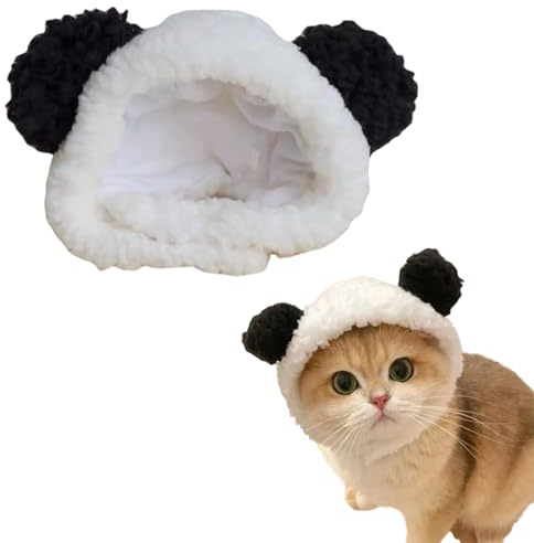 GNHG GMDP 1 PCS Niedlichen Panda Haustier Hut Einstellbare Welpen Hund Kopfbedeckungen Weiche Atmungsaktive Hut Kopfbedeckungen Party halloween kostüm hund