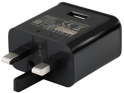 Lotsdonxia UK 3-Pin Plug Fast Charger - 5V 2A British Standard USB Wall Adapter for Tablets, Smartphones, E-Book Readers, Mirror Lights and Other USB-Powered Accessories (Black)