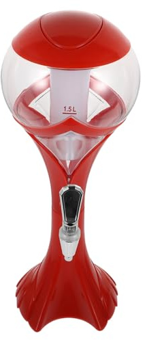 Alipis Dispensador de Bebidas Grifo y Torre de Cerveza 1,5l Carámbano Luminoso para Bar en Casa y Fiestas