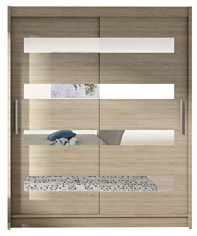 Mirjan24 Westa XIII Armoire à Portes coulissantes avec Miroir 150 cm