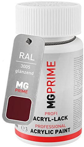 MG PRIME RAL 3005 Weinrot/Wine red glänzend Lackstift 50 ml schnelltrocknend