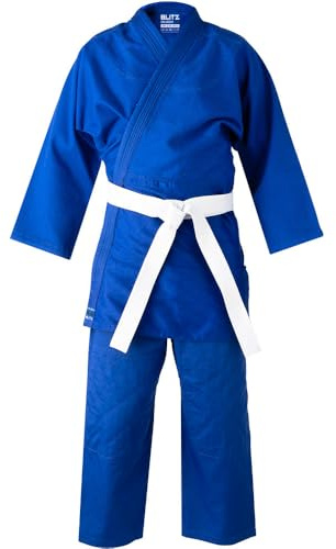Blitz Okuden Judo Gi - Blue - 3/160cm