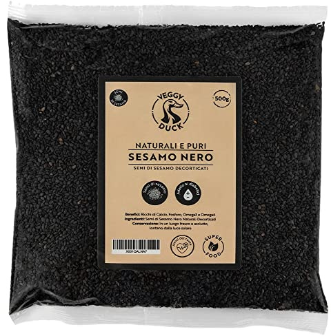 Veggy Duck - Semi di Sesamo Nero Naturali (500g)