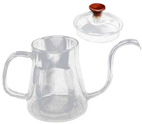 Kaffee-Handkanne, Kaffee-Tropfkanne, Wasserkocher für den Herd, Schwanenhals-Wasserkocher, Herdauslauf, Kaffeekanne zum Ausgießen, Teekanne, Espresso-Herd, Kaffee-Teekanne, transparenter Haushaltst