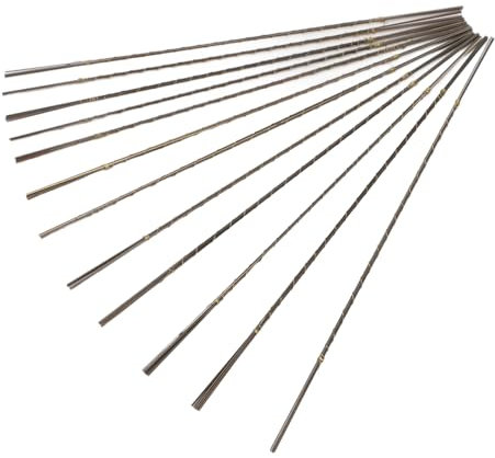 Lame per Sega da Traforo, Lame per Sega da Traforo a Spirale con Taglio Levigato 7/0, Larghezza 0,34 Mm, per la Creazione di Gioielli