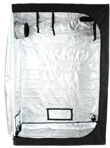 Tienda de campaña para cultivo de plantas, 120 x 60 x 180 cm, caja de cultivo para plantas, color negro