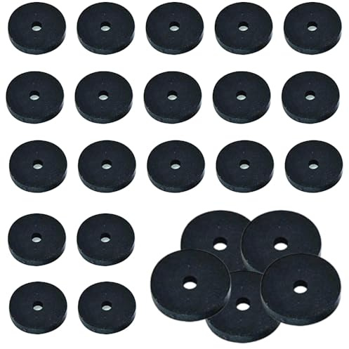 Flat Rubber Tap Washers 3/8 Black Flat Rubber O Ring Washers for Outdoor Garden & Plumbing Sink/Bath Taps Basin Shower Seal Drip Pack of 30