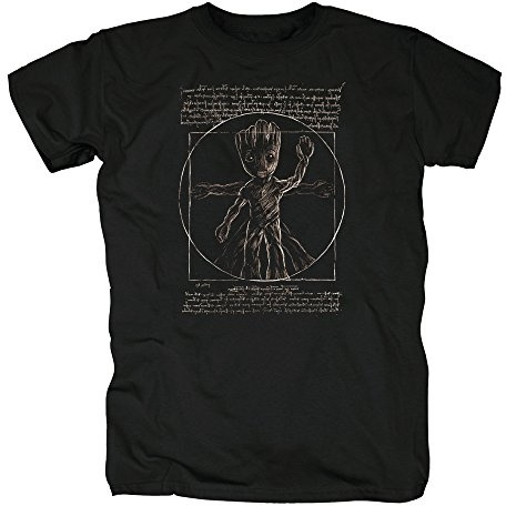TSP Da Groot Herren T-Shirt M Schwarz