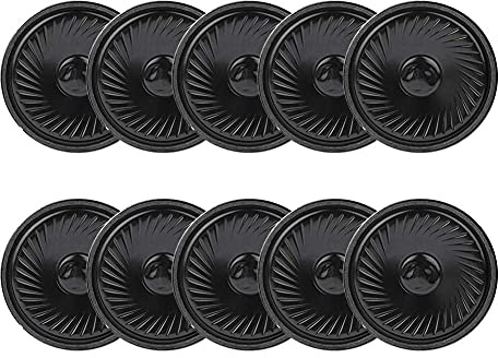 AMONIDA 10 stycken 8 ohm 8 Ω 50 mm ljudhögtalare, horn 50 mm högtalare, reservdelar för elektronisk leksak med dörrklocka
