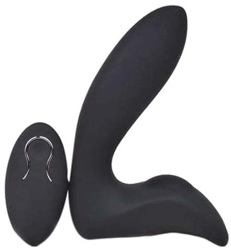 BeHorny Masseur de Prostate - Mega-Power 10 Vitesses sans Fil, Télécommande avec Fonction Power Boost, 100 g