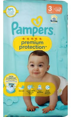 Pampers Couches T3 - Le paquet de 46 couches