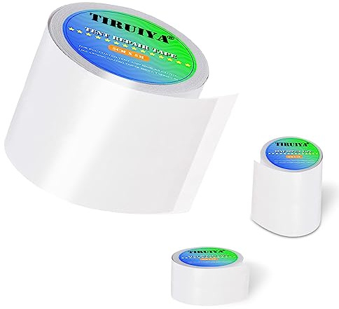 Tiruiya Zelt Flicken - Professional Unsichtbares Wasserdichtes Zelt Reparaturband, Zelt Reparaturset Selbstklebend Planen Reparaturset Klebeband Wasserdicht reparaturband