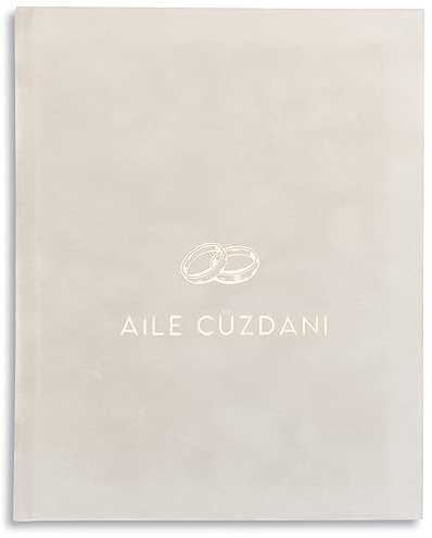 A5+ Stammbuch Aile Cüzdani Grau Hochzeit Kitap FÜR ALLE Formate (Klassik, A5, A4) Familienstammbuch incl. 3 Klarsichthüllen
