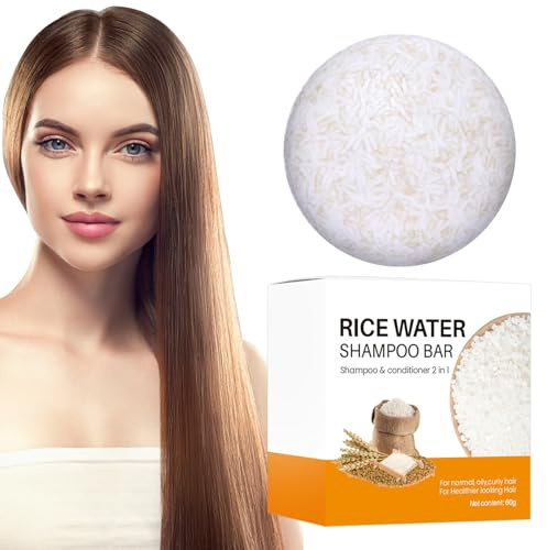 Reisriegel-Shampoo - Sanftes Reisriegel-Shampoo für Haarwachstum | Festes 2-in-1-Shampoo und Conditioner-Stück, tiefenreinigende, nährende Shampoo-Stückseife für dünner werdendes Haar Lambo