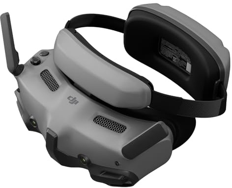 DJI Goggles 3, FPV Goggles mit atemberaubenden Micro-OLED Bildschirmen, immersives Flugerlebnis, O4 HD Videoübertragung, einstellbare Dioptrien, Wireless Streaming, Drohnenbrille