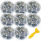 Dtoterul Autocollants Antidérapants pour Baignoire 8 Pièces Autocollants Ronds pour Baignoire Antidérapants Stickers Autocollants Ronds Baignoire Autocollants Antidérapants Baignoire Douche