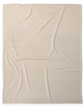 TOM TAILOR Wellsoft Decke, Wellsoft Blanket Sunny Sand, 150x200 cm, 100% Polyester/Wellsoft, gesäumt mit Logostickerei, 00015002036
