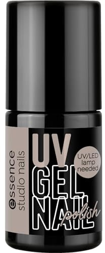 essence studio nails UV GEL NAIL polish, Nr. 108, Braun, langanhaltend, farbintensiv, vegan, ohne Mikroplastikpartikel, ohne Parfüm, ohne Parabene, 1er Pack (5ml)