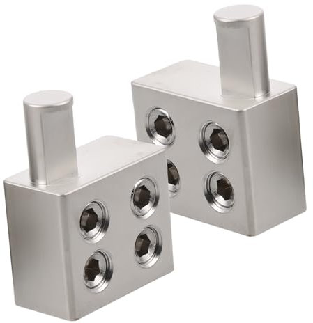 OSOLADY 2pcs Terminal Block for Automotive Car Audio System Distribution Block Connector for Amplifier Power Supply Connecting Wire Terminals for Stereo Car Use