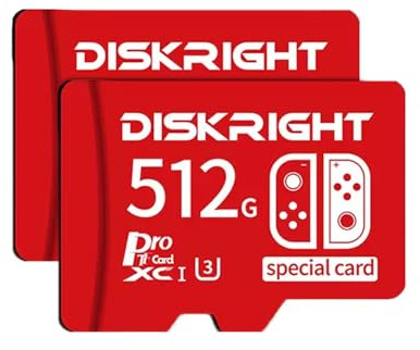 Carte MicroSD 512GB - Class 10 V30 Vitesse Haute Performance - Nintendo Switch certifié vidéo 8K (2)