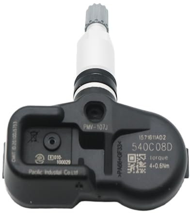 PENGNAQP Sensore gomme Auto Compatibile con Toyota per Solara 2007 2008 per 4Runner 2004 2015 2016 Monitor della Pressione dei Pneumatici TPMS 42607-33021 42607-33011 4260706011(1pcs)