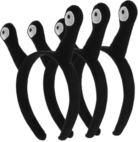 Mikinona Lot De 3 Bandeaux Confortables En Forme D'Antenne D'Escargot Pour Déguisement De Cosplay Légers Et Amusants Fermoirs Pour Cheveux En Forme D'Œil D'Escargot