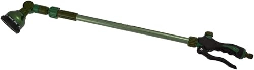 Neel Saanjh 7 Dial Telescopic Watering Lance, Versatile Spray Patterns, Flexible Rotating Head, Compatible, Adjustable Telescopic Design, Durable and Ergonomic Construction