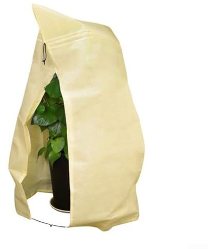 Grande copertura per piante resistente alle intemperie, con coulisse con cerniera, protezione antigelo per uso esterno su alberi da frutto, arbusti, alberi in vaso e piante da giardino (180 x 120 cm)