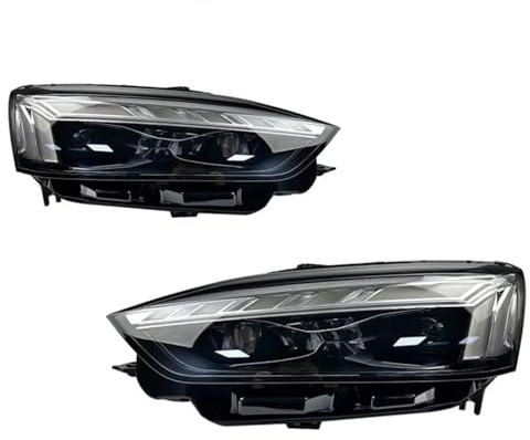 RCUIHGFB Faro Principale per A5 RS 2017 2018 2019 2020 2021 Stile Auto Faro Gruppo Aggiornamento Alta Configurazione Proiettore Lente Kit Accessori Fari