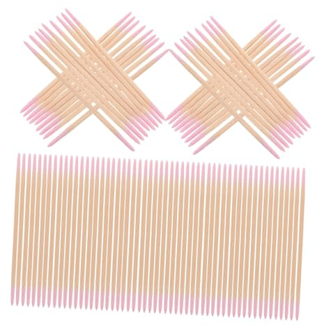 Alipis 1500stücke Spitze Wattestäbchen aus Holz für Nageldesign Augenbrauen-tools Wimpernstäbchen Make-up-korrektur und Microblading Großes für Professionelle Anwendung und Diy-beauty