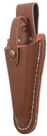 SHINEOFI Funda de Cuero para Tijeras de Poda Protección Resistente y Portátil para Podadores Diseño Práctico para Jardinería y Trabajo Exteriores Color Aleatorio Color Color Aleatorio
