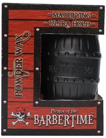 BARBERTIME Haarstyling-Puderwachs 20 g | Volume Powder Ultra Hold | Maximales Volumen & mattes Finish | Extra starker Halt, Re-Style-Effekt & eleganter Frisch-Duft | Für feines & kurzes Haar