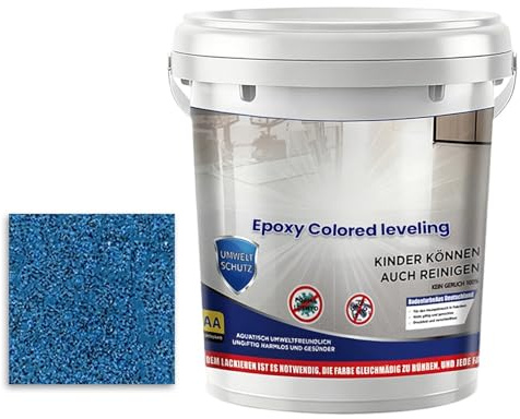 Gwtdtoad Pittura per pavimenti da garage, Autolivellante Resistente all'usura, Vernice Epossidica con Sabbia per Calcestruzzo, per interni ed esterni su cemento in garage, officine, magazzini, edifici