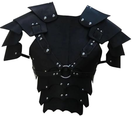 PciDinFo Brustpanzer Dekor Im Retro Stil Aus PU für Rollenspiele, Wikinger Piraten Cosplay